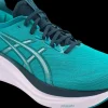 Asics Nimbus 27 wave teal/saxon green