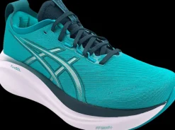 Asics Nimbus 27 wave teal/saxon green