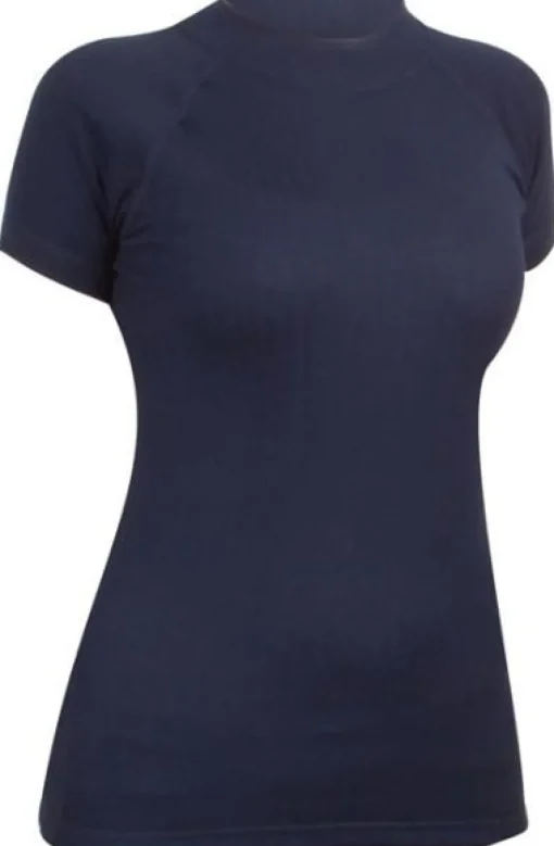 Avento Thermoshirt Dames Zwart (korte mouw) 720