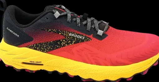 Brooks Cascadia 17 diva pink/black/lemon chrome