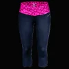 Brooks Women's Infinity Capri III [midnight/fuchsia/digi print]