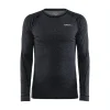 Craft CORE WOOL MERINO LS TEE Men BLACK-MELANGE