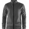 Craft nobele zip jack men dark grey melange