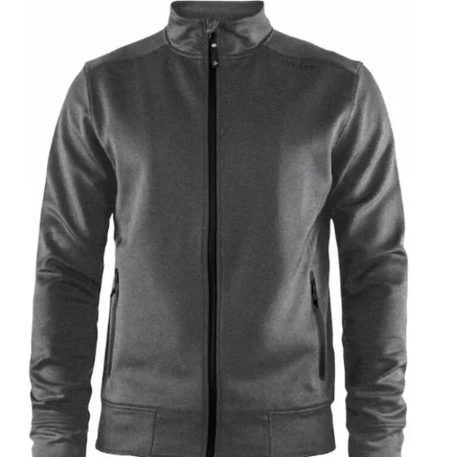 Craft nobele zip jack men dark grey melange