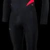 Craft Thermo schaatspak colorblock zwart/rood