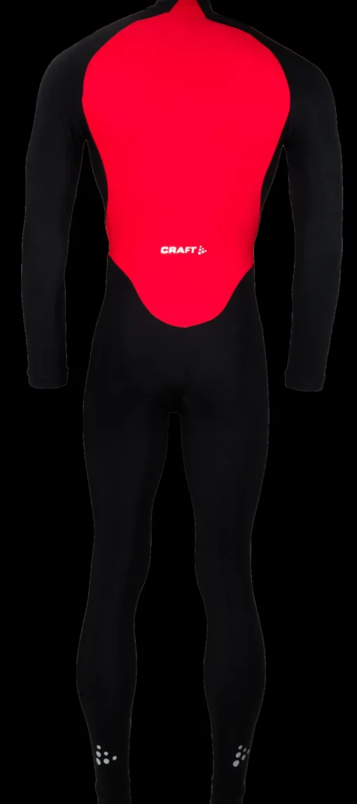 Craft Thermo schaatspak colorblock zwart/rood