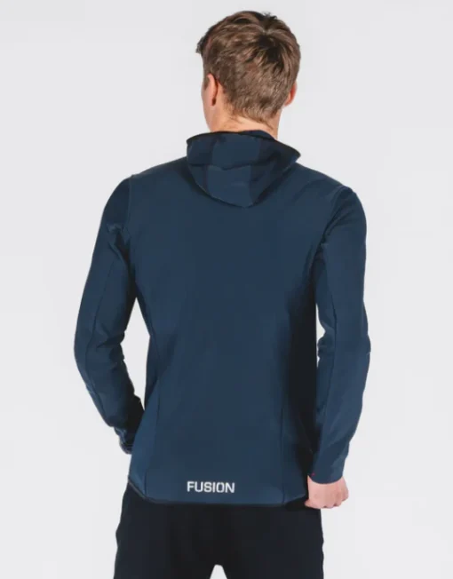 Fusion mens recharge hoodie night blue
