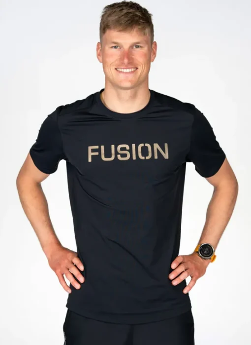 Fusion mens recharge t-shirt black