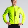 Fusion mens S1 run jacket yellow