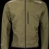 Fusion mens S1 run jacket green