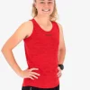 Fusion women C3 singlet red