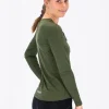 Fusion womens C3 long sleeve green