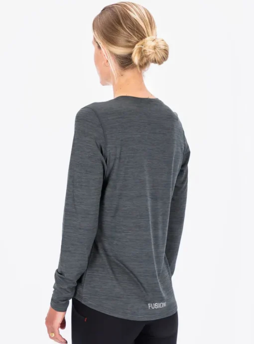 Fusion womens C3 long sleeve grey