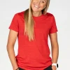 Fusion womens C3 t-shirt red