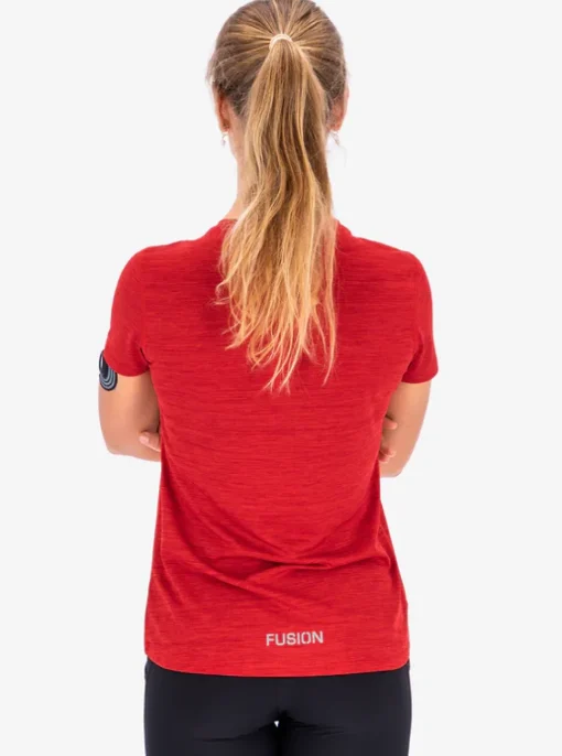 Fusion womens C3 t-shirt red