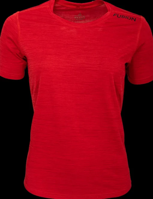 Fusion womens C3 t-shirt red