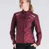 Fusion womens S1 run jacket bordeaux