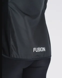 Fusion womens S1 run jacket black