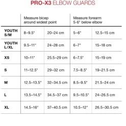 G-Form Pro-X3 elleboog pads Youth