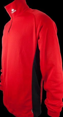 Hunter 2nd Layer Pully Zwart/Rood