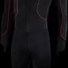 Hunter speedpak thermo zonder cap zwart/piping rood