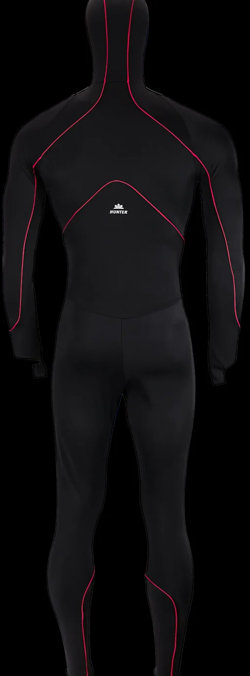 Hunter speedpak thermo zonder cap zwart/piping rood
