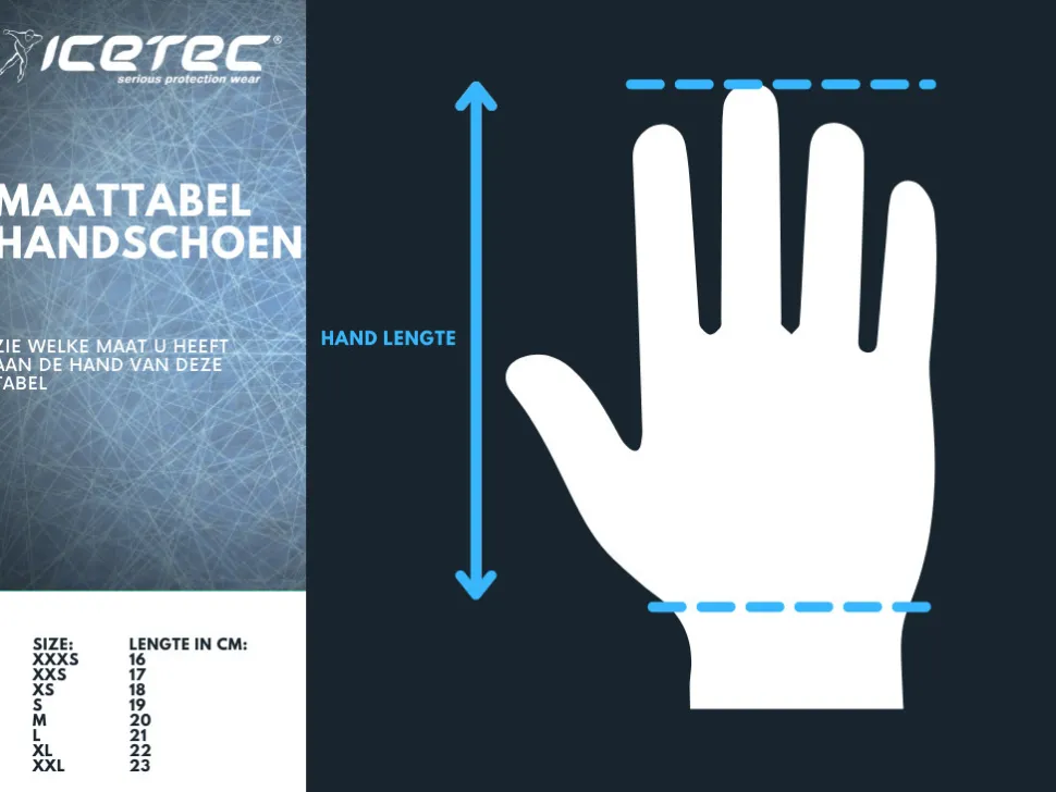 Icetec snijvaste handschoenen zwart