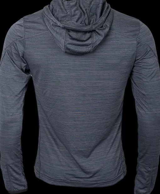Li-Ning Falk zipper long sleeve shirt [dark grey melange]