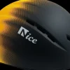 Nice schaatshelm zwart/oranje