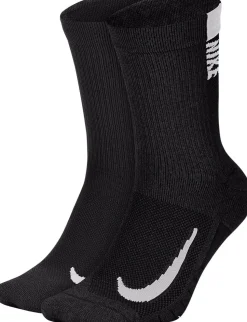 Nike Multiplier High Socks 2 Pack Black