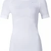 Odlo Dames Shirt Korte mouw/ Crew Neck Evolution light, Wit