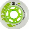 Powerslide Hurricane 76mm groen/wit