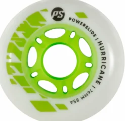 Powerslide Hurricane 76mm groen/wit
