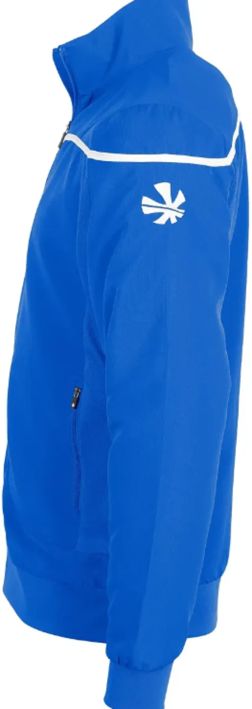 Reece Varsity Woven Jacket Unisex blue-white