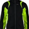 Rogelli Braxton Running Jacket Kids Zwart/Fluorgeel