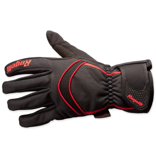 Rogelli Winter gloves Whitby black red handschoen