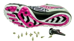 Saucony Havok XC silver/pink